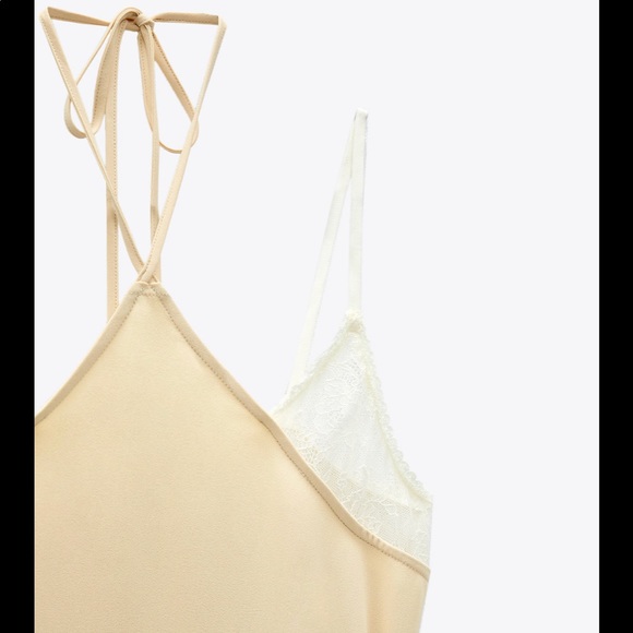 ZARA COMBINATION LACE DRESS - Picture 5 of 6